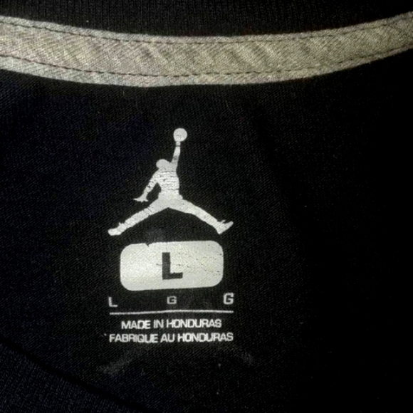 Air Jordan Iconic Flight Black T-Shirt L - Picture 2 of 4